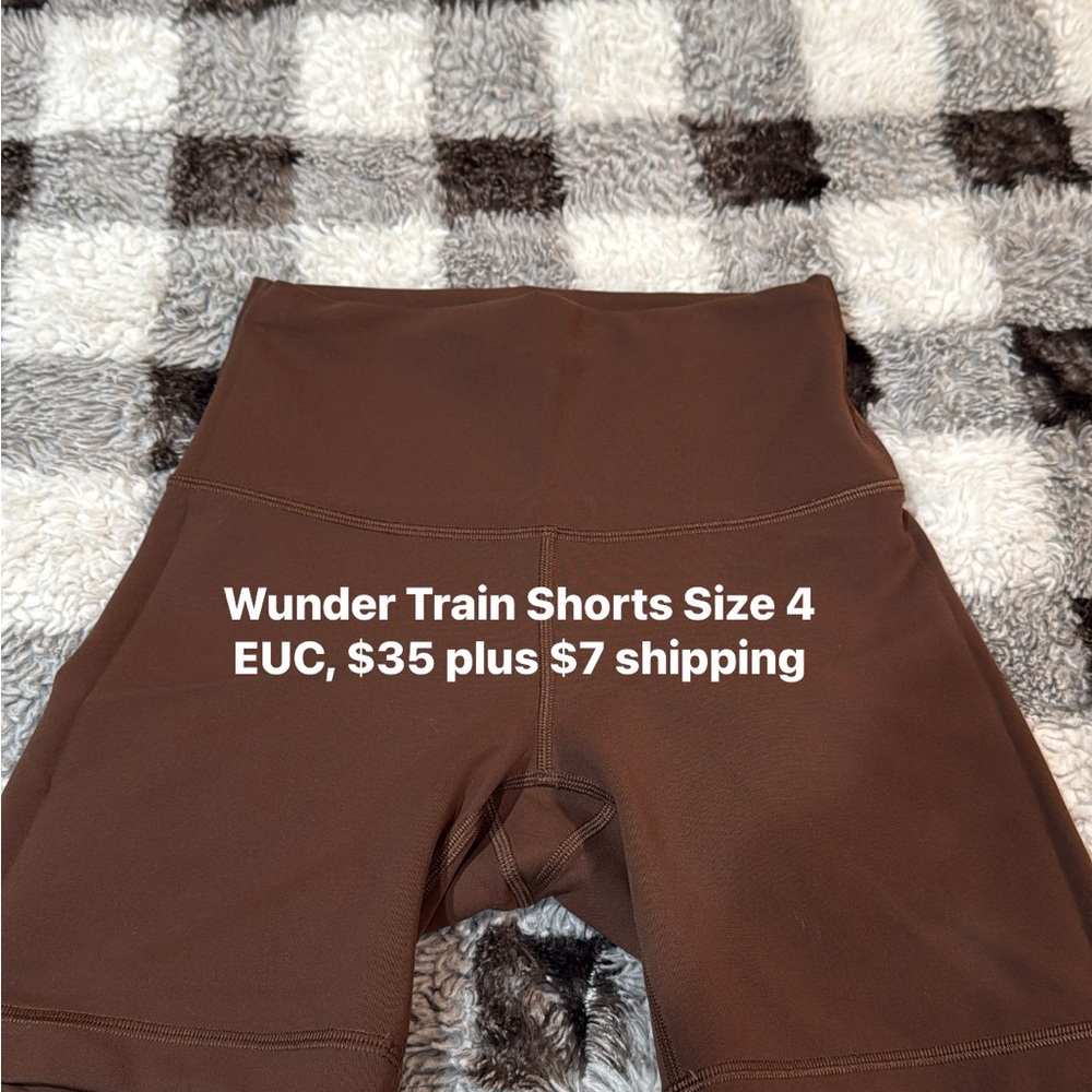 Lululemon Wunder Train Shorts
